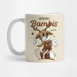 Joyful Bambi Christmas Mug